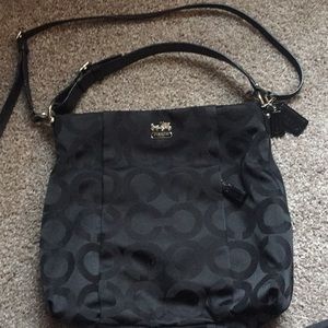 Coach Black Shoulder Bag